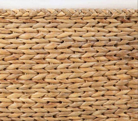 Countryside White Rattan and Natural Wicker Weave Recliner Glider Model RG734 from Capris Furniture