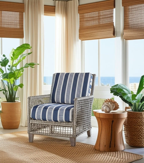 Lombok Rattan Lounge Chair by Capris Furniture Model OC736
