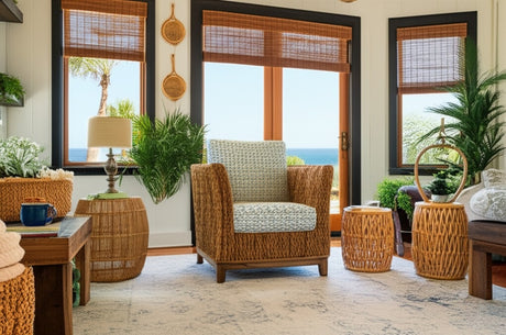 Java Rattan Lounge Chair by Capris Furniture Model OC738