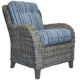 Borneo 5 Pc Rattan and Upholstered Set from Capris Furniture Model 752-SW6111