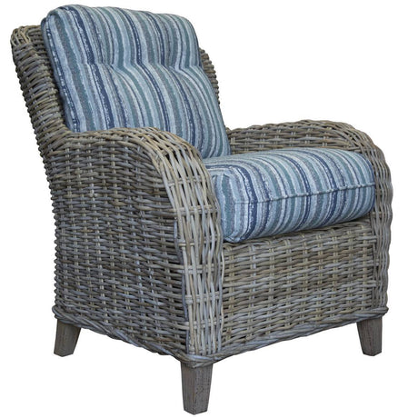 Borneo 5 Pc Rattan and Upholstered Set from Capris Furniture Model 752-SW6111