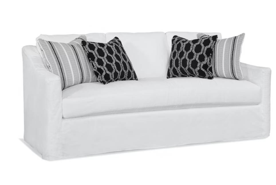 Oliver Indoor Bench Seat Sofa with Slipcover by Braxton Culler Made in the USA Model 731-0111XP