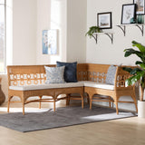 Wicker Fair Rattan Osaka 2 Pc Dining Nook Set