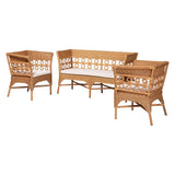 Wicker Fair Rattan Osaka 3 Pc Living Room Set