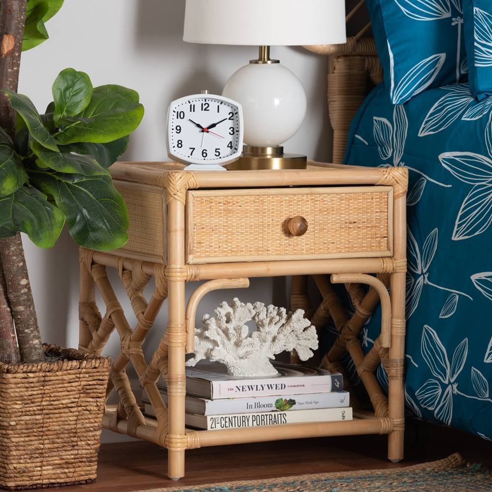 Oceanside Wicker Fair Rattan Nightstand