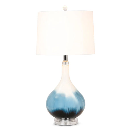 Ombre Table Lamp Set of 2 Model LUX-112-BLUE By Lux Lighting