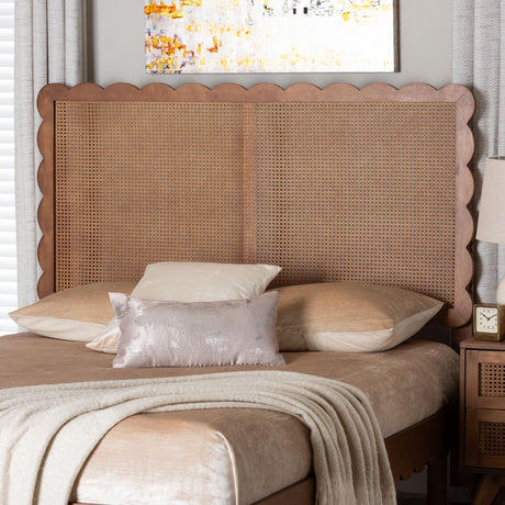 Orianthe Scalloped Queen Headboard by Wicker Fair