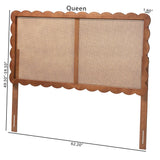 Orianthe Scalloped Queen Headboard by Wicker Fair