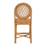 Oxford Round Back Rattan Counter Stool by Wicker Fair