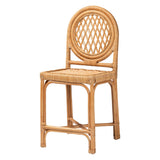 Oxford Round Back Rattan Counter Stool by Wicker Fair