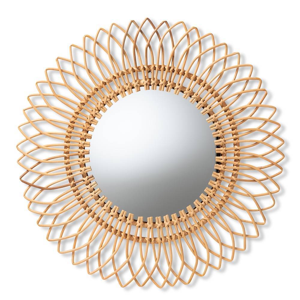 Palace Wicker Fair Rattan Mirror