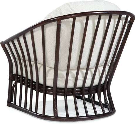 Palisades Indoor Rattan Ottoman Model 1044-009 by Braxton Culler