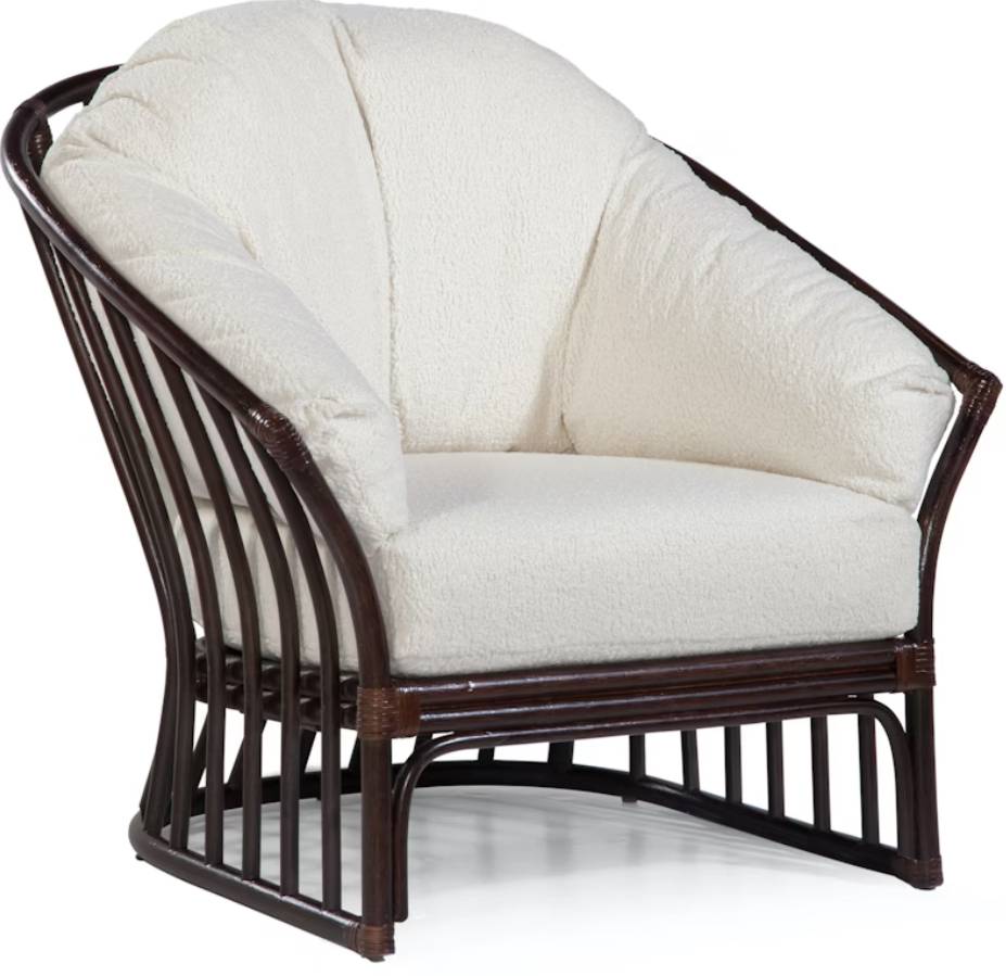 Palisades Indoor Rattan Lounge Chair Model 1044-001 by Braxton Culler