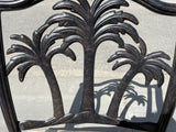 Tropical Palm Tree Cast Aluminum Outdoor Patio Barstools PTBS