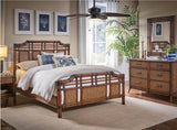 Palm Cove Rattan Wicker 6 Drawer Dresser 1102-5645-ATQ-GL from Hospitality Rattan