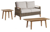 Payton Outdoor Teak End Table72143 By South Sea Rattan