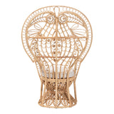 Kumiko Peacock Princess Chair by Wicker Fair