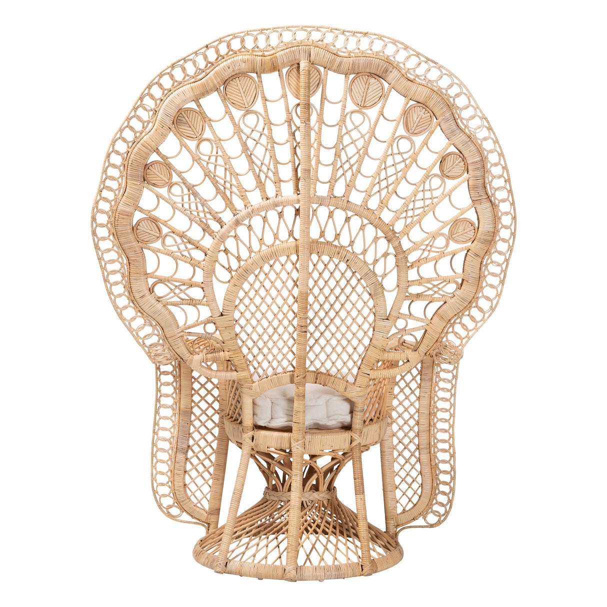 Nefali Peacock Princess Chair by Wicker Fair