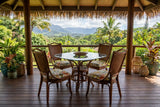 Pearl Harbor Rattan Dining Side Chair by Wicker Fair