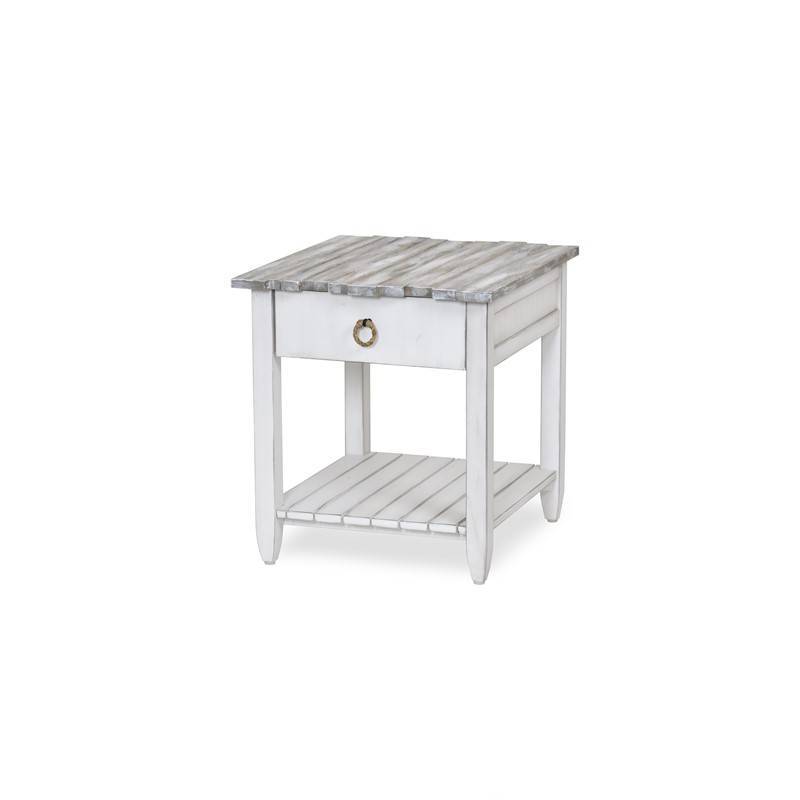 Picket Fence Coastal Distressed Grey 3 Pc Living Room Table Set By Seawinds Trading