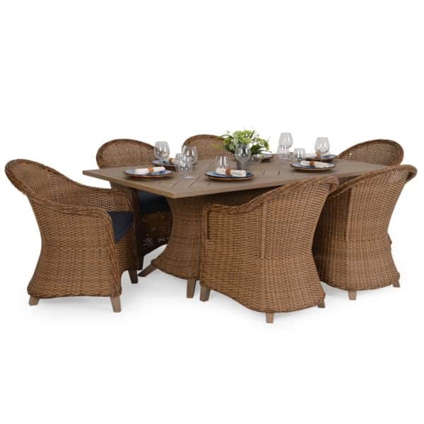Pine Island Aluminum 7 PC Patio Dining Set Model PPCVWN-7PC-Dining