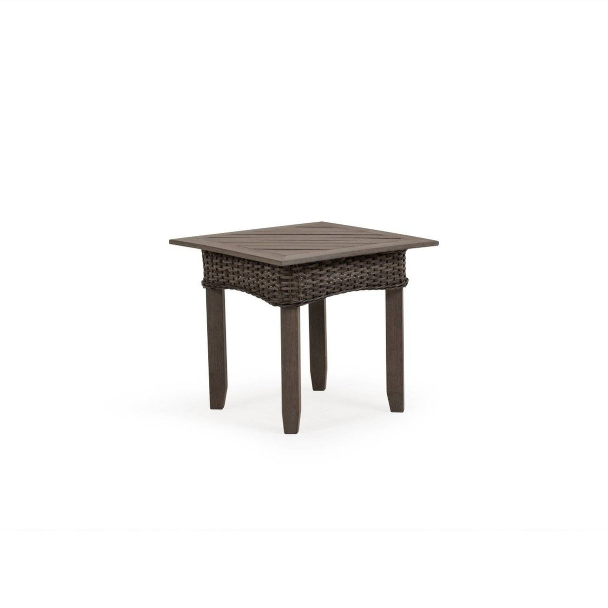 Pine Island Outdoor Wicker End Table Model 651728