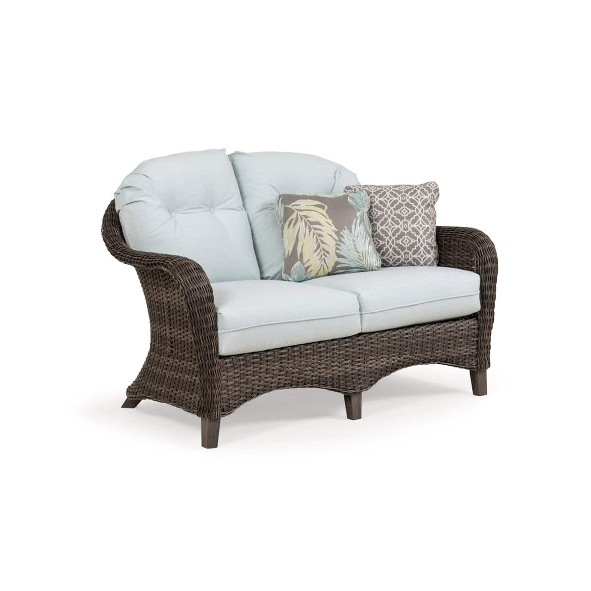 Pine Island Outdoor Wicker Loveseat Model 651702