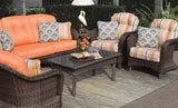 Pine Island Outdoor Wicker Loveseat Model 651702