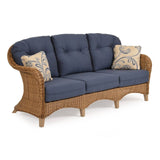 Pine Island Aluminum and Wicker Outdoor Sofa Model 651703
