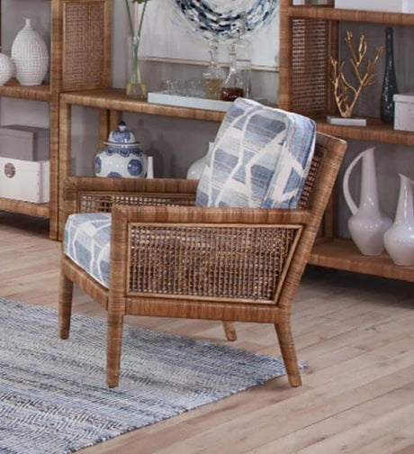 Pine Isle Rattan and Wicker 5 Pc Living Room Set Model 1023-SET Made in the USA by Braxton Culler