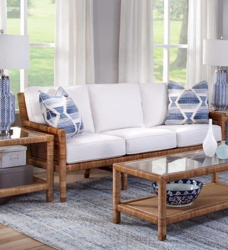 Pine Isle Rattan and Wicker 5 Pc Living Room Set Model 1023-SET Made in the USA by Braxton Culler
