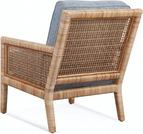 Pine Isle Rattan and Wicker Lounge Chair Model 1023-001 Made in the USA by Braxton Culler
