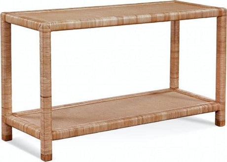 Pine Isle Rattan and Wicker 3 Pc Etagere Bookcase Media Set Model 1023-073-078 Made in the USA by Braxton Culler