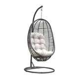 Outdoor Graphite 2 PC Hanging Chair with Cushion by Panama Jack Model PJO-1601-GRY-2HC