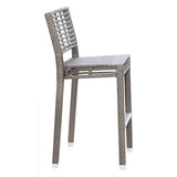 Panama Jack Outdoor Graphite Stackable Barstool by Hospitality Rattan Model PJO-1601-GRY-BS