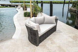 Outdoor Graphite Canopy Daybed with Cushions by Panama Jack Model PJO-1601-GRY-CD