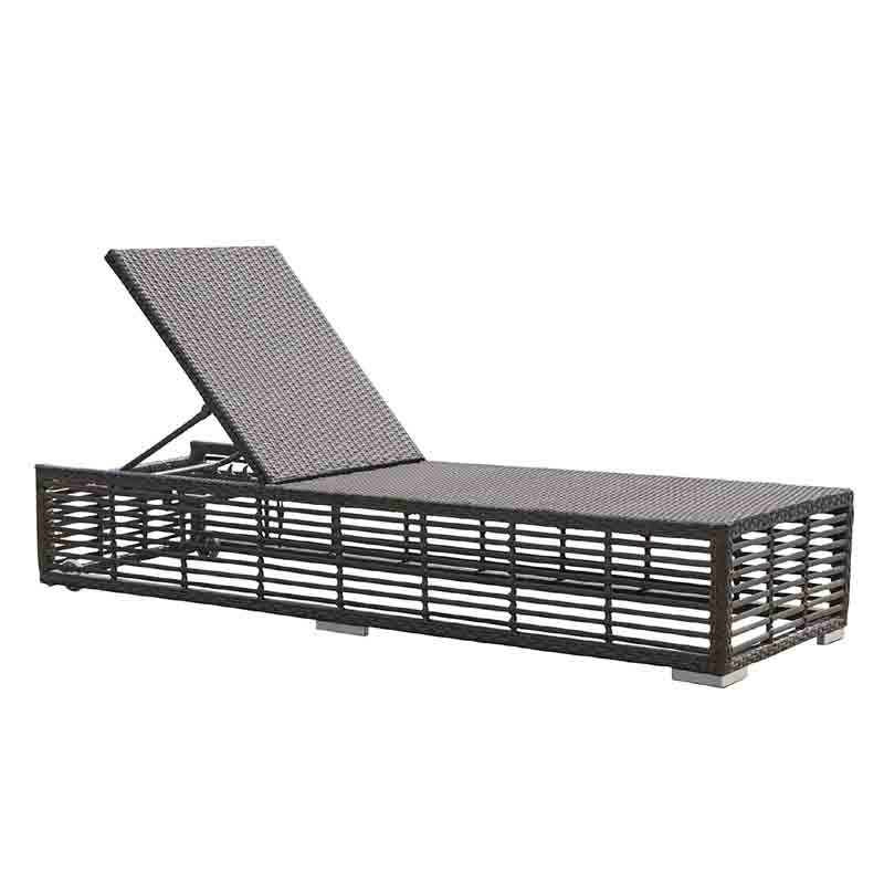Outdoor Graphite Chaise Lounge W/Wheels by Panama Jack Model PJO-1601-GRY-CL