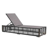 Outdoor Graphite Chaise Lounge W/Wheels by Panama Jack Model PJO-1601-GRY-CL