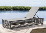 Outdoor Graphite Curve Chaise Lounge by Panama Jack Model PJO-1601-GRY-CC
