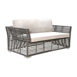 Outdoor Graphite Loveseat with Cushions by Panama Jack Model PJO-1601-GRY-LS