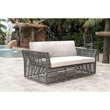 Outdoor Graphite Loveseat with Cushions by Panama Jack Model PJO-1601-GRY-LS