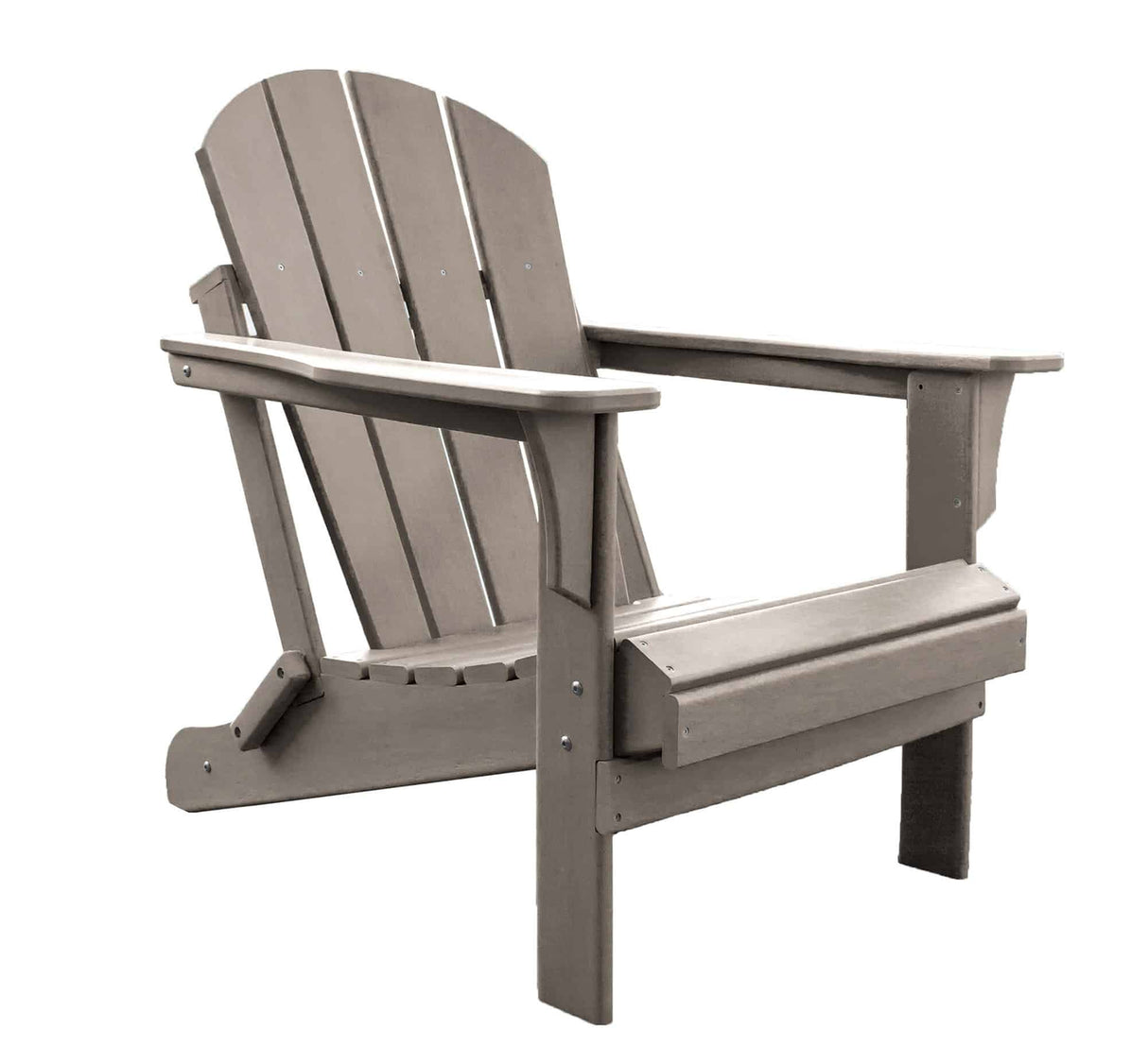 Outdoor Polyresin Folding Taupe Adirondack Chair by Panama Jack Model PJO-4001-TAUPE