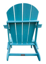 Outdoor Polyresin Folding Teal Adirondack Chair by Panama Jack Model PJO-4001-TEAL