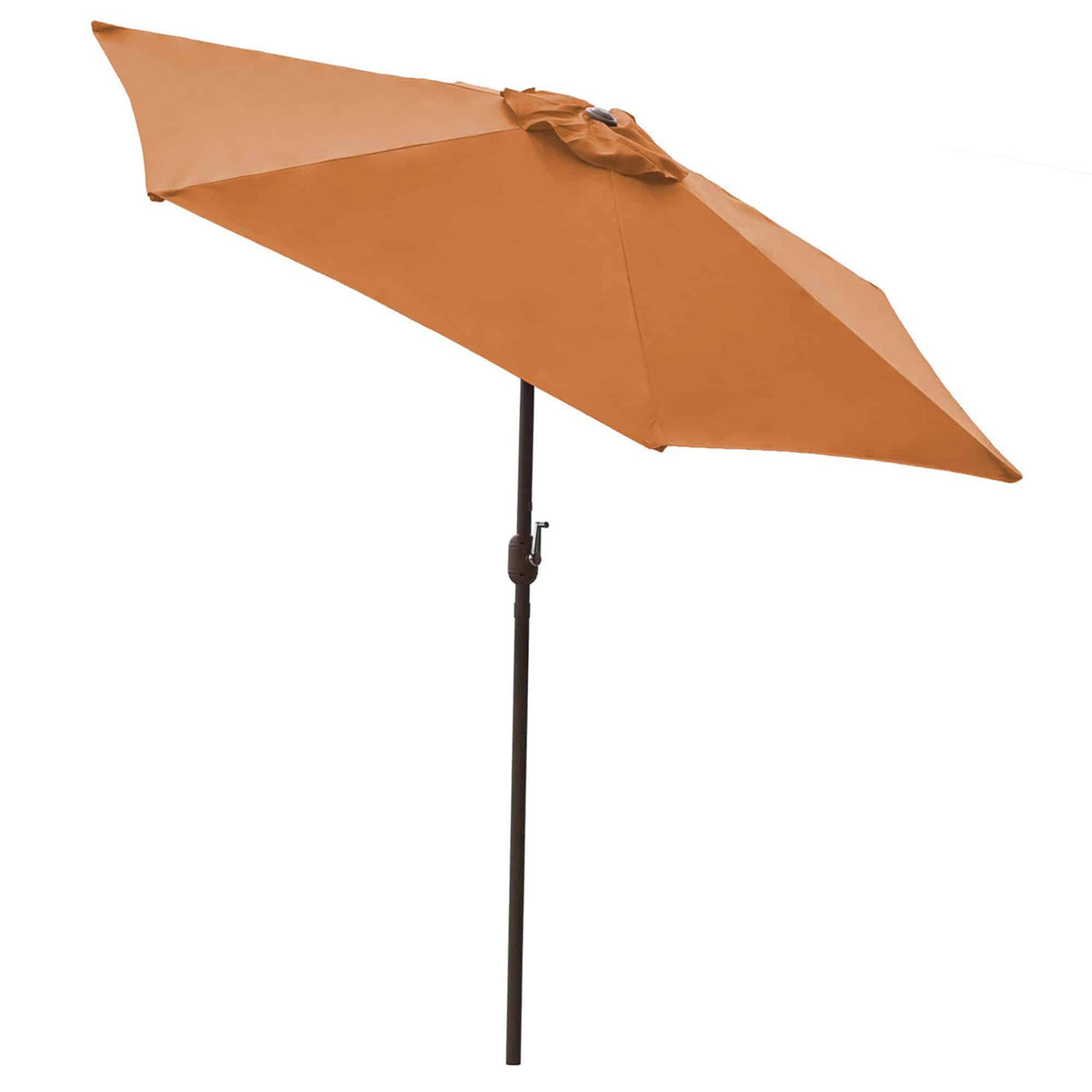 Outdoor Orange 9 ft Aluminum Patio Tilt Umbrella W/Crank by Panama Jack Model PJO-6001-ORG