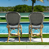 Nerea Set 2 Side Chairs Model PJS-1801-BLK-SC-SET2 by Panama Jack