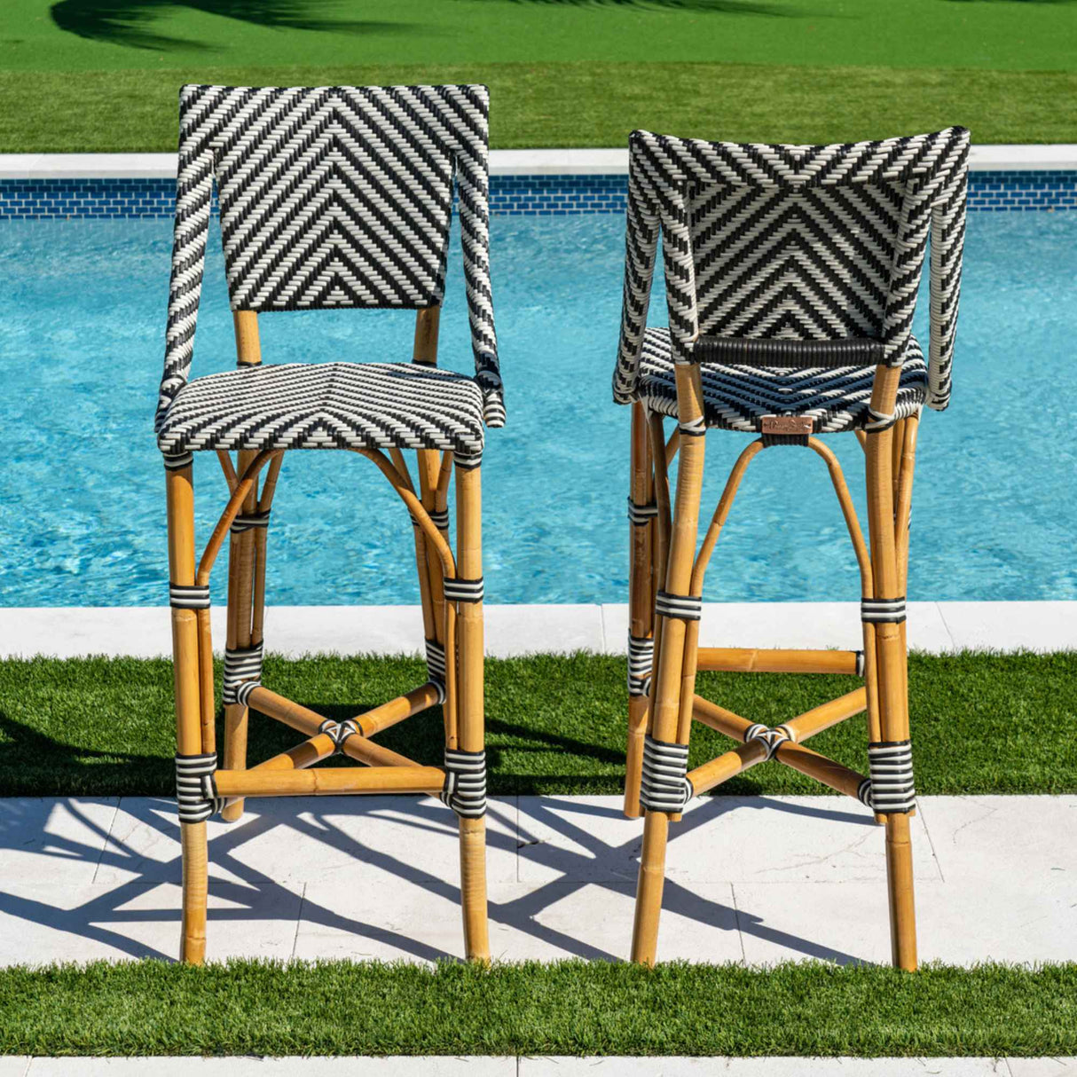 Paige Set 2 Bar Stools Model PJS-1801-BLWH-BS-SET2 by Panama Jack