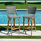 Paige Set 2 Counter Stools Model PJS-1801-BLWH-CS-SET2 by Panama Jack