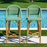 Chloe Set 2 Counter Stools Model PJS-1801-GRN-CS-SET2 by Panama Jack