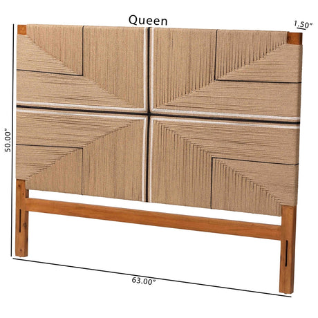 Wicker Fair Prita Loom Queen Headboard