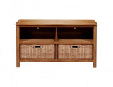 Borneo Rattan and Wood Plasma TV Stand from Capris Furniture Model PS752